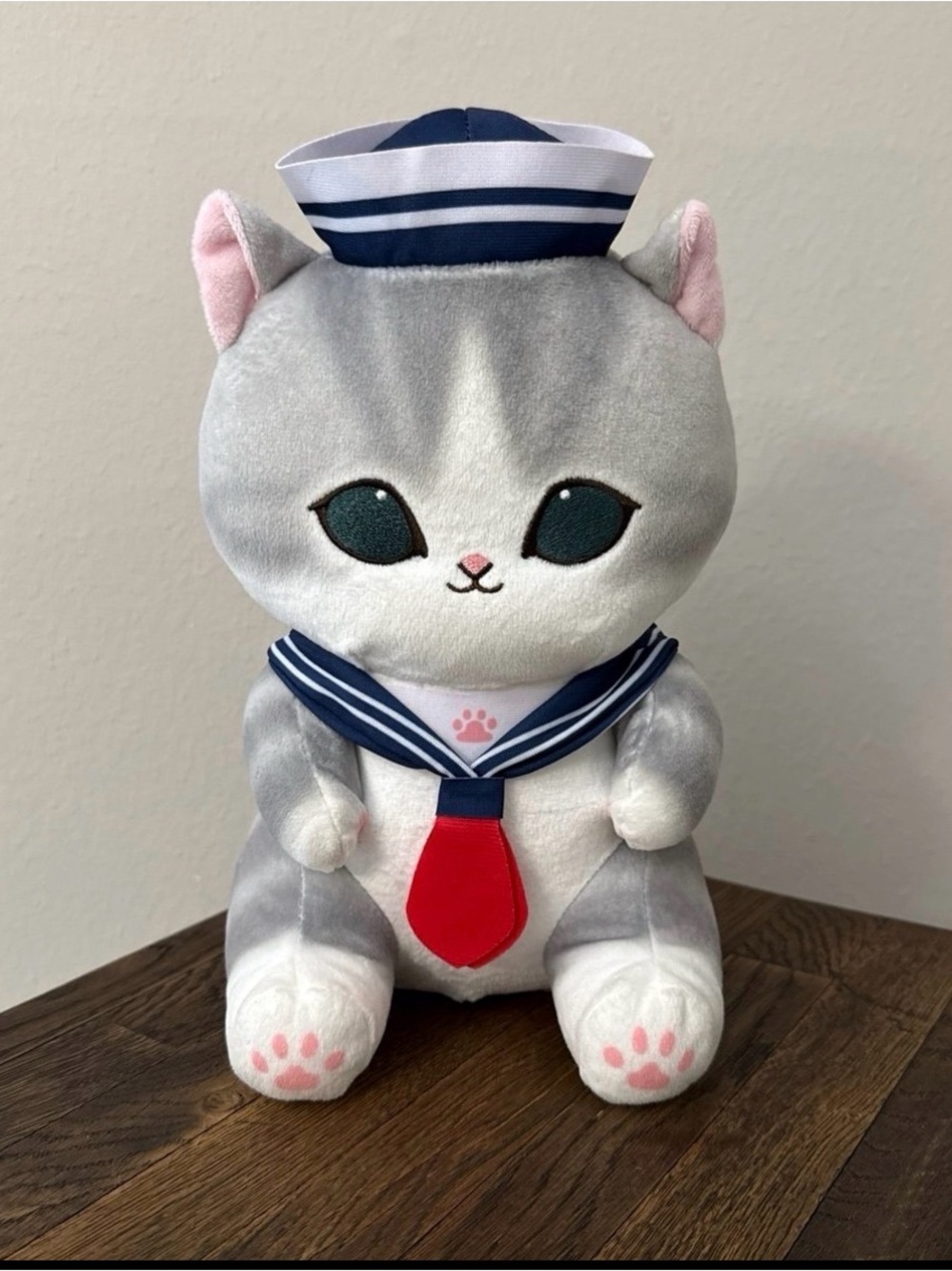 Mofusand Grey Sailor Meow Costume Plush 11”